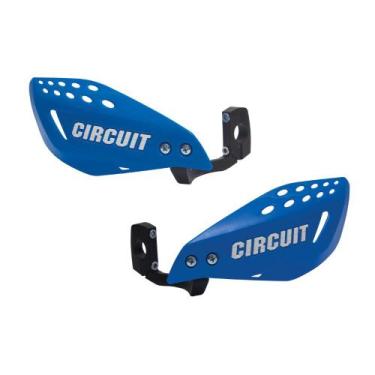 Imagem de Protetor de mão Circuit Vector Injetada T-Rex Carbon Azul Tm/branco