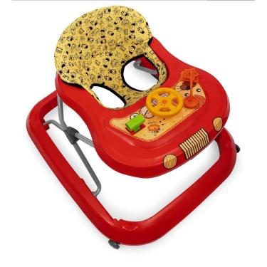 Imagem de Andador Bebê Tutti Baby Safari II Vermelho Mesa Atividades