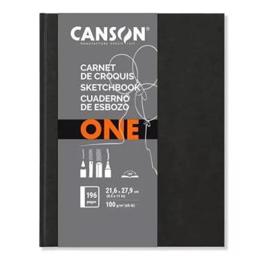 Imagem de Caderno De Desenho Ideal Para Esboços Desenhos Projetos Canson Art Book One |100g A4 98 folhas