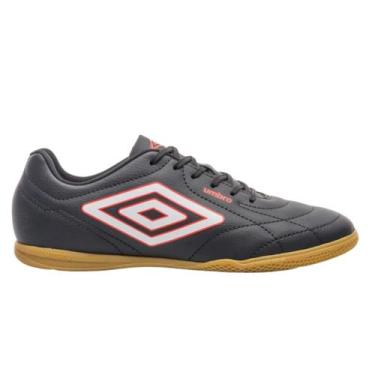 Imagem de Chuteira Futsal Infantil Umbro Footballer Class Tênis Salão, Preto, Ve