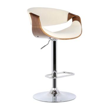 Imagem de BANQUETA NICOLE EM LINHO - COR BEGE