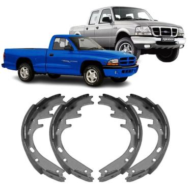 Imagem de Sapata Freio Traseira C/Lona 11Pol - Dakota 1998 A 2001 / Ranger 1997 A 2006 - Fd/137-Cp