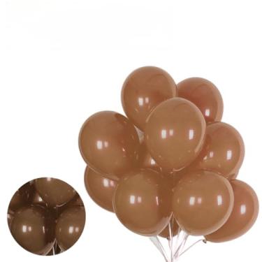 Imagem de 200 Bexiga 6,5 Polegadas + Bomba de Encher Balão de Festa Decoração(Marrom)