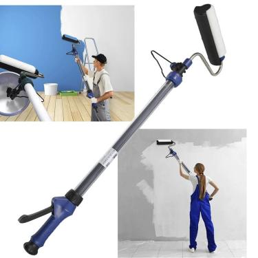 Imagem de Rolo de Tinta Pintura Com Reservatorio Inteligente Profissional Extensivel Parede Teto Obra Construçao Multiuso Dyu