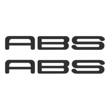Imagem de Faixas Adesivos Emblemas Abs Preto Compatível Moto Kawasaki - Spts