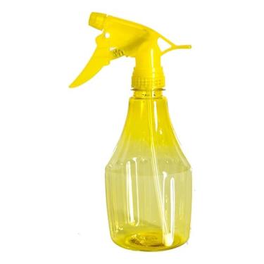Imagem de Borrifador Pulverizador Frasco 550ml Multiuso Jardinagem Cabelo com Jato ReguláVel Multiuso(Amarelo)