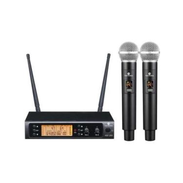 Imagem de Microfone Sem Fio Harmonics HSF-200 Duplo
