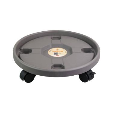 Imagem de Plant C-addy com rodas, suporte de vaso de plantas resistente de 27 cm, bandeja de rodízio de carrinho com rodas de freio, suporte de bonsai para vasos de flores, bandeja de mudança para