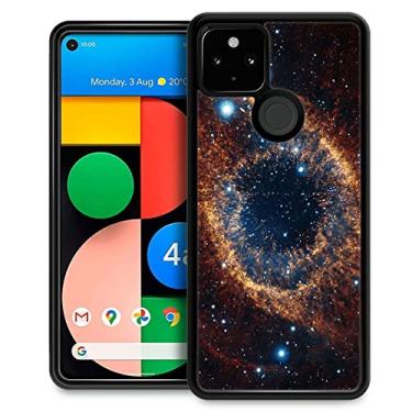 Imagem de CARLOCA Capa compatível com Google Pixel 5, design gráfico de identidade de olho cósmico espacial à prova de choque anti-arranhões capa de acrílico rígido para Google Pixel 5