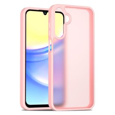Imagem de Capa para telefone Samsung Galaxy A15 5G rosa Samsung A15 5G capa resistente para Galaxy A15 capas protetoras finas 2 em 1 camada dupla choque