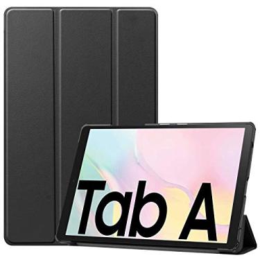 Imagem de Maxgood Capa Smart Case Compatível Samsung Galaxy Tab A 10.1 Polegadas T510 T515 Leve, PU de qualidade,Anti-impressões digitais,Resistente a arranhões