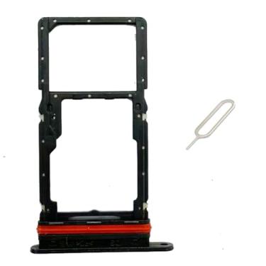 Imagem de UPONEW Para Samsung Galaxy A16 5G A166B Bandeja de cartão SIM e suporte de cartão SIM Micro SD Peça de reposição para recipiente (preto)