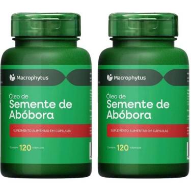Imagem de KIT 2X Óleo de Semente de abóbora 120 cápsulas - Macrophytus