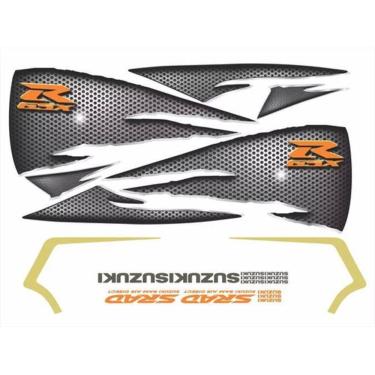 Imagem de Kit Adesivos Emblema Suzuki Gsxr 750 1998 Srad Moto Gsxrad