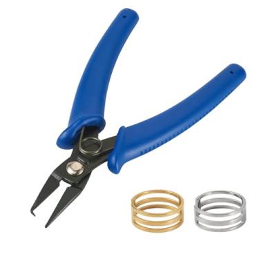 Imagem de Beadthoven Conjunto de ferramentas de abridor de anel de salto, alicate de abertura/fechamento de anel dividido de aço inoxidável, ferramentas de fabricação de joias para abrir anéis de salto, anéis