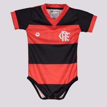 Imagem de Body Premium Flamengo Vermelho e Preto - Torcida Baby, G