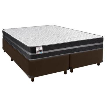 Imagem de Colchão Queen Molas Ultralastic + Box Marrom - Bogota - Inducol