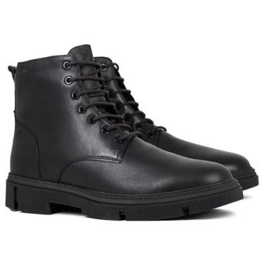 Imagem de Bota Masculina Ferracini 24h Casual Aston Couro Cadarço Urbano Confort
