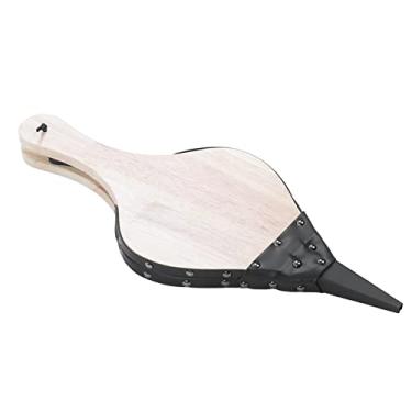Imagem de Yctze Lareira Solidwood Bellow - Soprador Manual de Fogo Com Couro à Prova de Calor para Churrasco, Acampamento e Uso de Lareira Interna