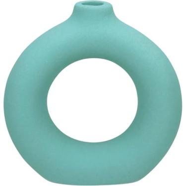 Imagem de CASTIÇAL PORTA VELA HOME&CO CERÂMICA 19X18X5CM VERDE