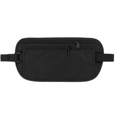 Imagem de Doleira Pochete de Viagem Antifurto Porta Dinheiro e Documentos Discreta Ajustavel Resistente a Agua 13x25cm Unissex
