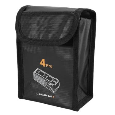 Imagem de Asixxsix Bolsa Segura para Bateria Lipo, Bolsa Segura à Prova de Explosão à Prova de Fogo, Guarda de Bateria para Mavic 4 Pro Drone Lipo Bateria de Armazenamento e Carregamento