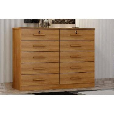Imagem de Cômoda De Quarto Milão-deca C- 10 Gavetas Cumaru 23 - Novo Horizonte
