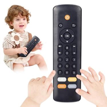 Imagem de Brinquedo remoto para TV para bebês Kiralumi realista com luzes e sons