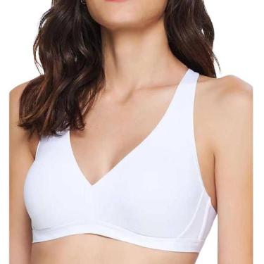 Imagem de Sutiã Sem Bojo Alças Flexíveis Valisere 24258 Harmony, Branco, 48