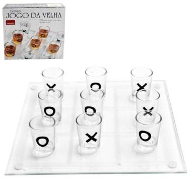 Imagem de Jogo da Velha 10 Peças Drinks Shot com Tabuleiro - Tudo em Caixa - Gen