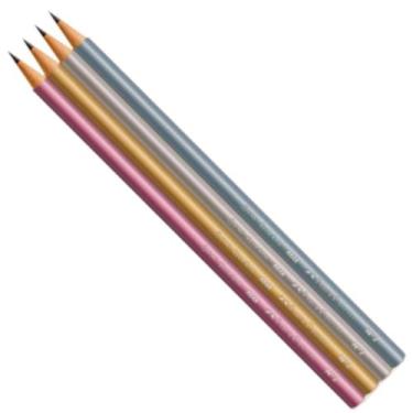 Imagem de Lápis Preto Número 2 Metallic Faber-castell - Faber castell