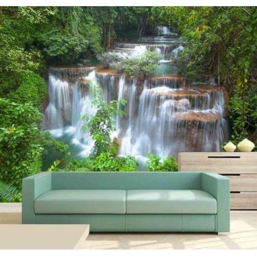 Imagem de Papel de Parede - Paisagens Cachoeira 3D 3M² na 093 - Voce Decorando