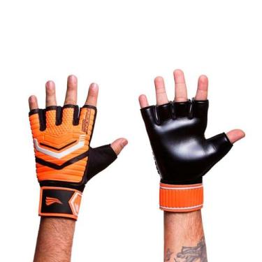 Imagem de Luvas De Goleiro Futsal Adulto Meio Dedo Training Progne