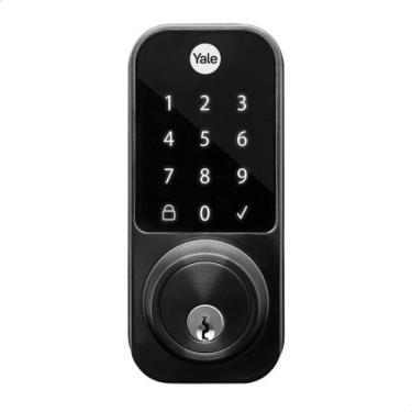 Imagem de Fechadura Digital De Embutir Ydd 120 Externa Preta Yale