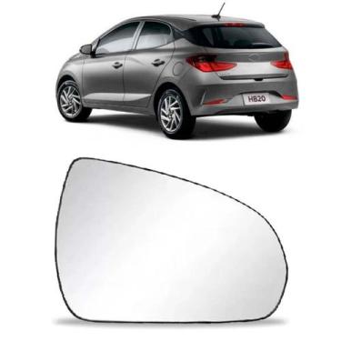 Imagem de Lente Subconjunto Retrovisor Hb20 2020 A 2022 - SP ACESSÓRIOS, Direito