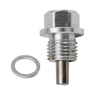 Imagem de Parafuso Magnético De Drenagem De Óleo De Alumínio M12x15 M12x125 M14x