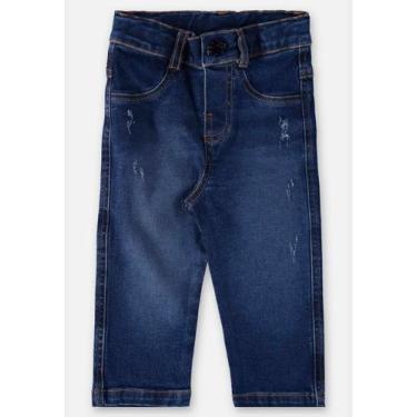 Imagem de Calça Jeans Infantil Menino Up Baby, Azul, P