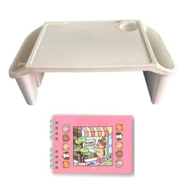 Imagem de Mesa Apoio Infantil + Livro De Capa Dura  48 Páginas Para Colorir, Cri