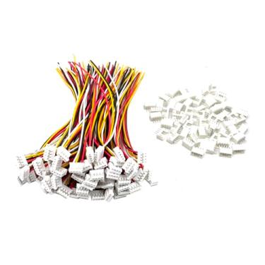 Imagem de 60 Pairs 28AWG 150mm Mini Micro JST PH 2.0mm Pitch 4 Pin Female Connector and Male Plug Wire Cable for RC Toys PCB LED Strips Household Appliances