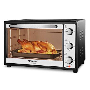 Imagem de Forno Elétrico De Bancada FR-52 1800W 52 Litros Mondial Preto 110V