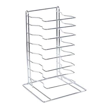 Imagem de FytStycale Suporte para Pizza, Suporte para Pizza, Mesa de Buffet para Hotéis, Serviço Pesado, para Pizzarias, Restaurantes, Buffet Doméstico, Armazenamento, 8 Nível