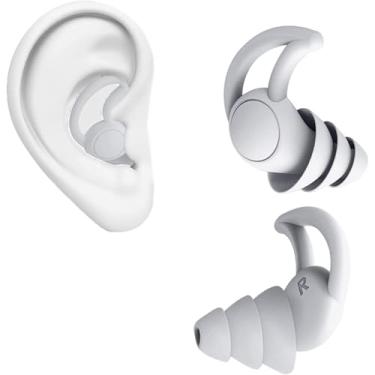Imagem de Protetor Auricular de Silicone – Tampão de Ouvido com Cancelamento de Ruído para Dormir, Estudar e Trabalhar – Abafador Auditivo Reutilizável e Confortável