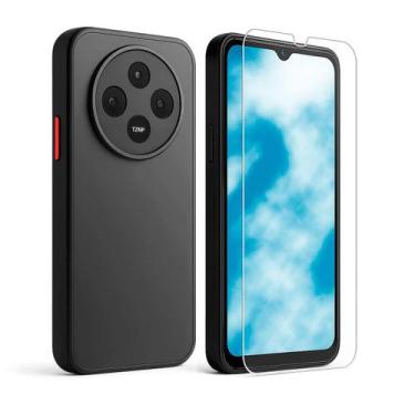 Imagem de Capa Capinha Fosca Para Xiaomi Redmi 14C + Pelicula Hidrogel - GR Glob