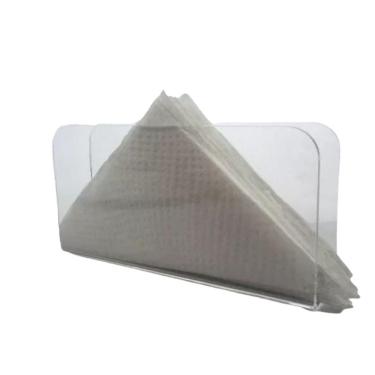 Imagem de Porta Guardanapos Acrílico Cristal Bar Mesa Cozinha 1 Peça