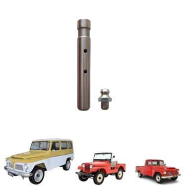 Imagem de Eixo Das Alavancas Da Reduzida/Tração Willys/Rural/F 75 Ford Willys