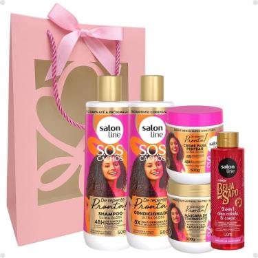 Imagem de Kit Presente Salon Line De Repente Pronta: Shampo, Condicionador, Creme Pentear e Máscara + Mimo Exclusivo