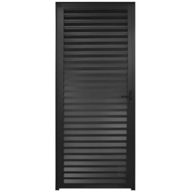 Imagem de Porta Palheta De Alumínio Com 80x210cm Direita Preto - Ptord2237d - Hale