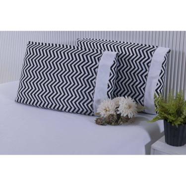 Imagem de Jogo de Lençol Casal 100% Algodão 150 Fios - 03 Peças