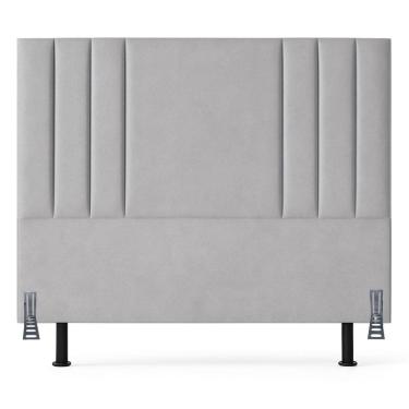 Imagem de Cabeceira 195 cm Suede Moderna King Clássica Cama Box Frame