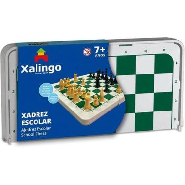 Imagem de Jogo de Xadrez Escolar Xalingo - Xalingo Brinquedos, Única, Único